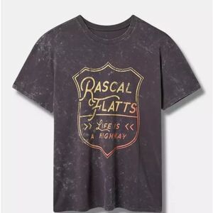 Torrid Rascal Flatts Relaxed Fit Cotton Boxy Tee